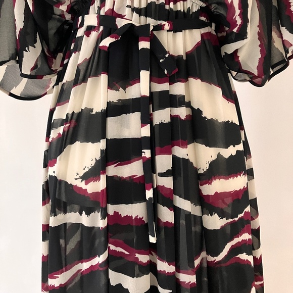 NEW H&M TRANSPARENT ZEBRA PRINT MAXI - Picture 10 of 14